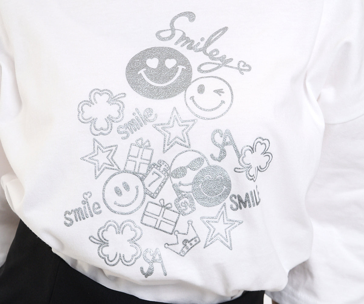 ビッグTシャツ スマイリークローバー 1911